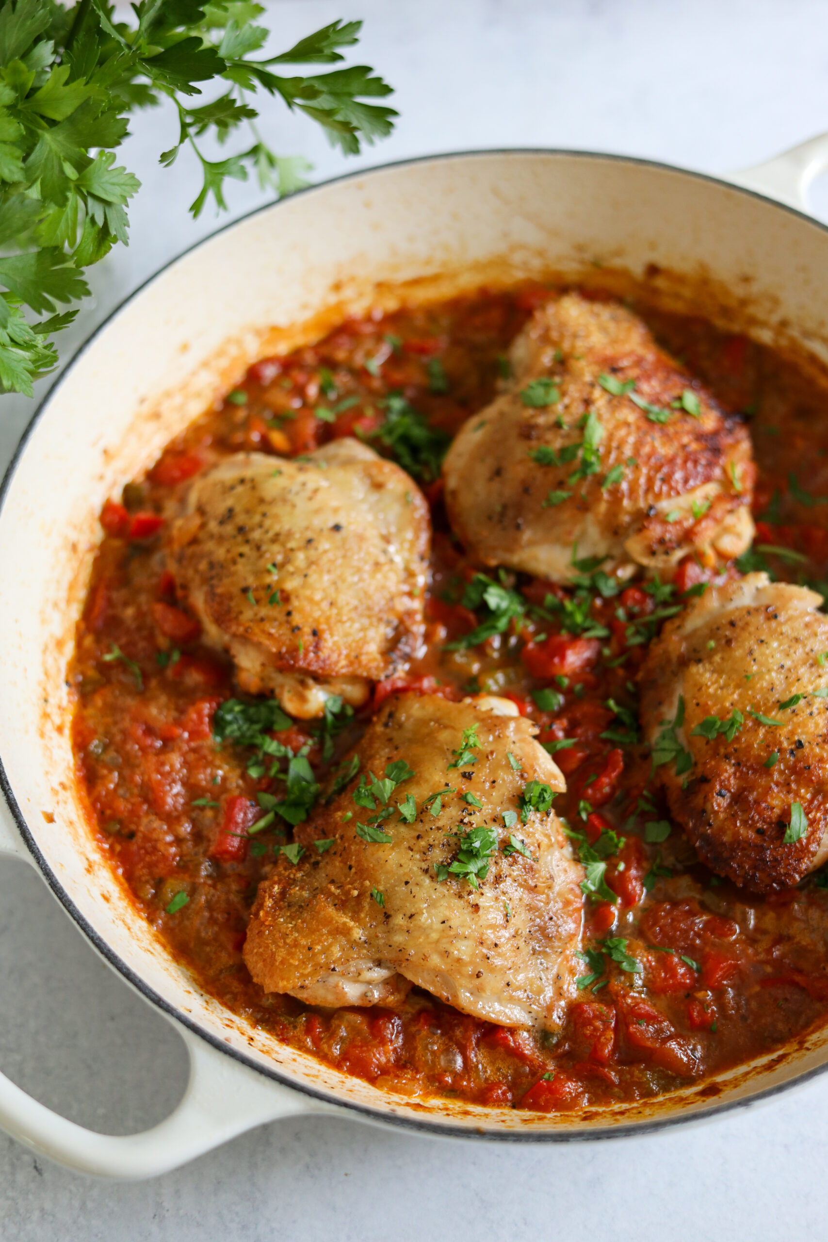 Charlotte Smythe’s Chicken Cacciatore