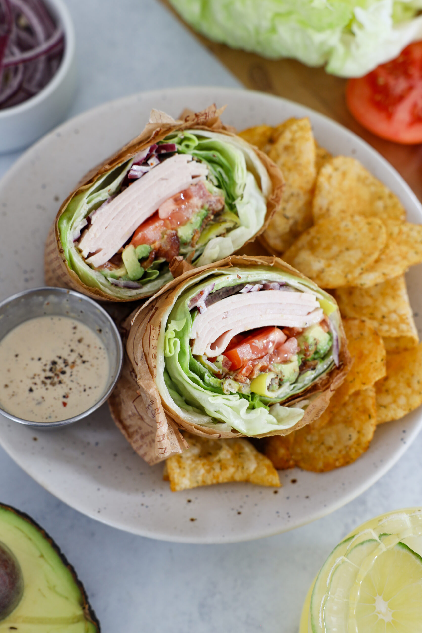 Charlotte Smythe’s Lettuce-Wrapped Turkey Club Sandwich